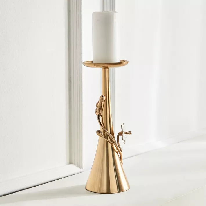 Jasmine Pillar Candleholder Large