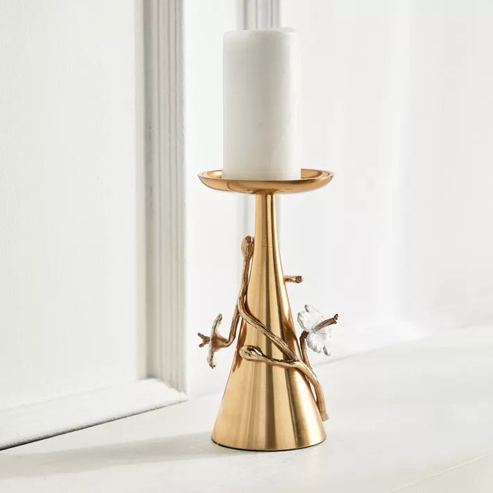 Jasmine Pillar Candleholder Small