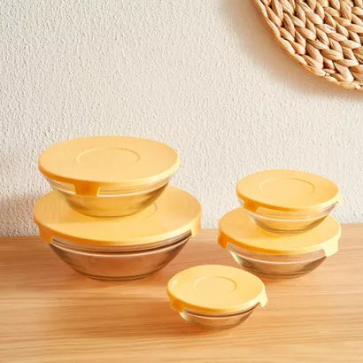 Prime Glass Bowl Set with Lid