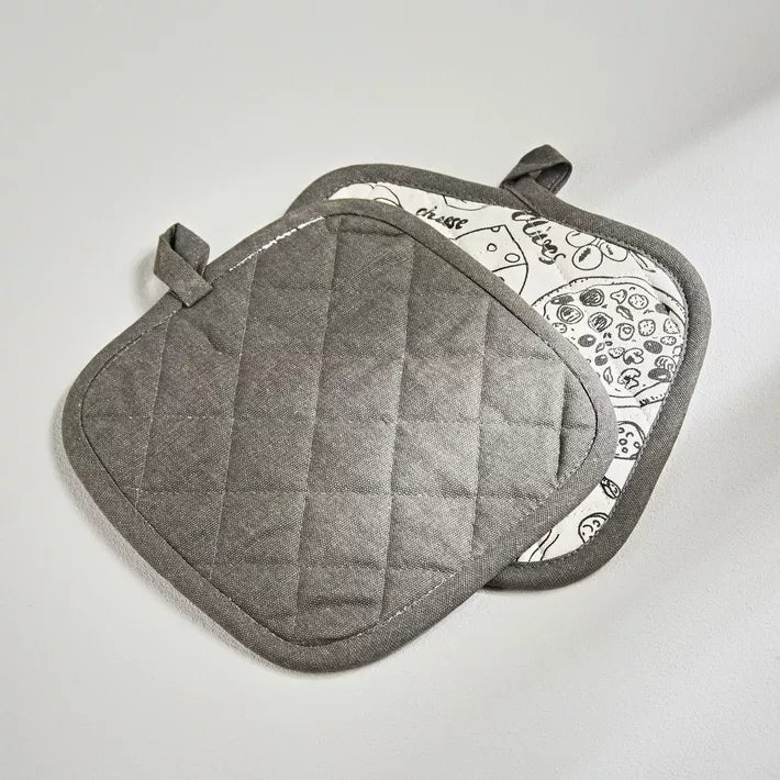 Pizzeria Pot Holder And Single Oven Glove