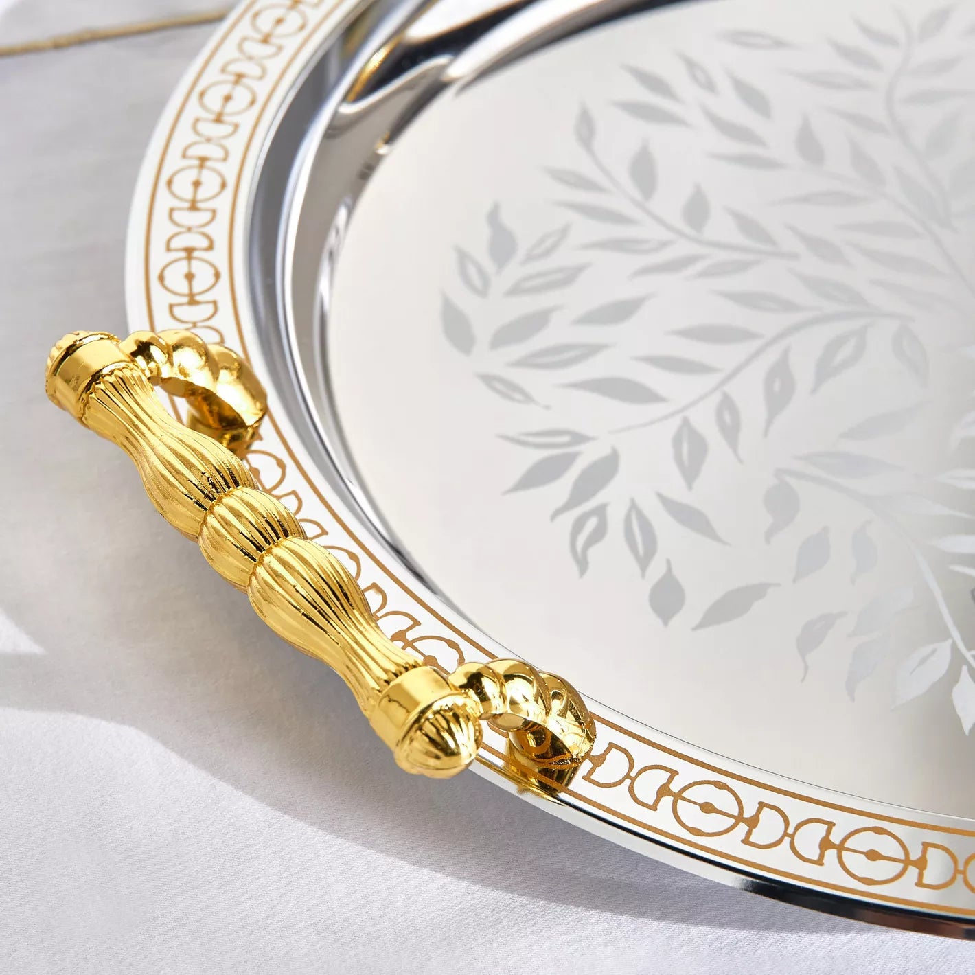 Faris Iron Serving Tray - 33 cm