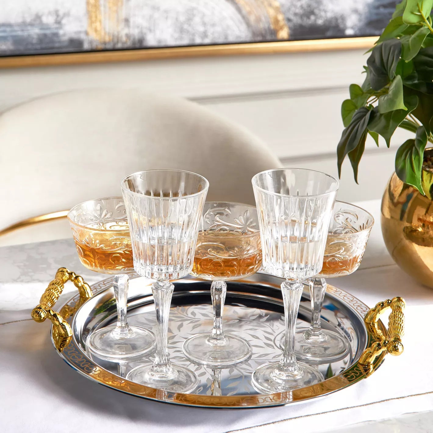 Faris Iron Serving Tray - 33 cm