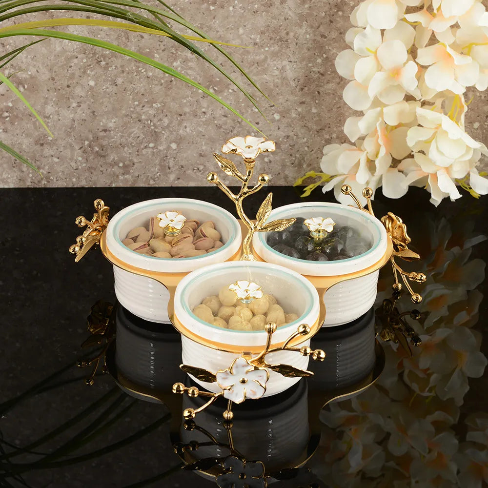 Verdant Cookie Set (White/Gold)