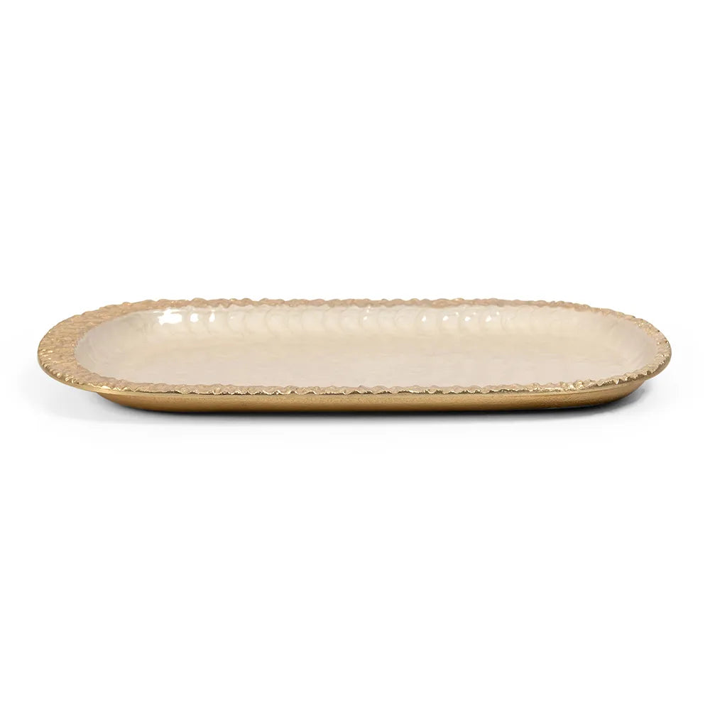 Rabiya Oval Tray (Gold)