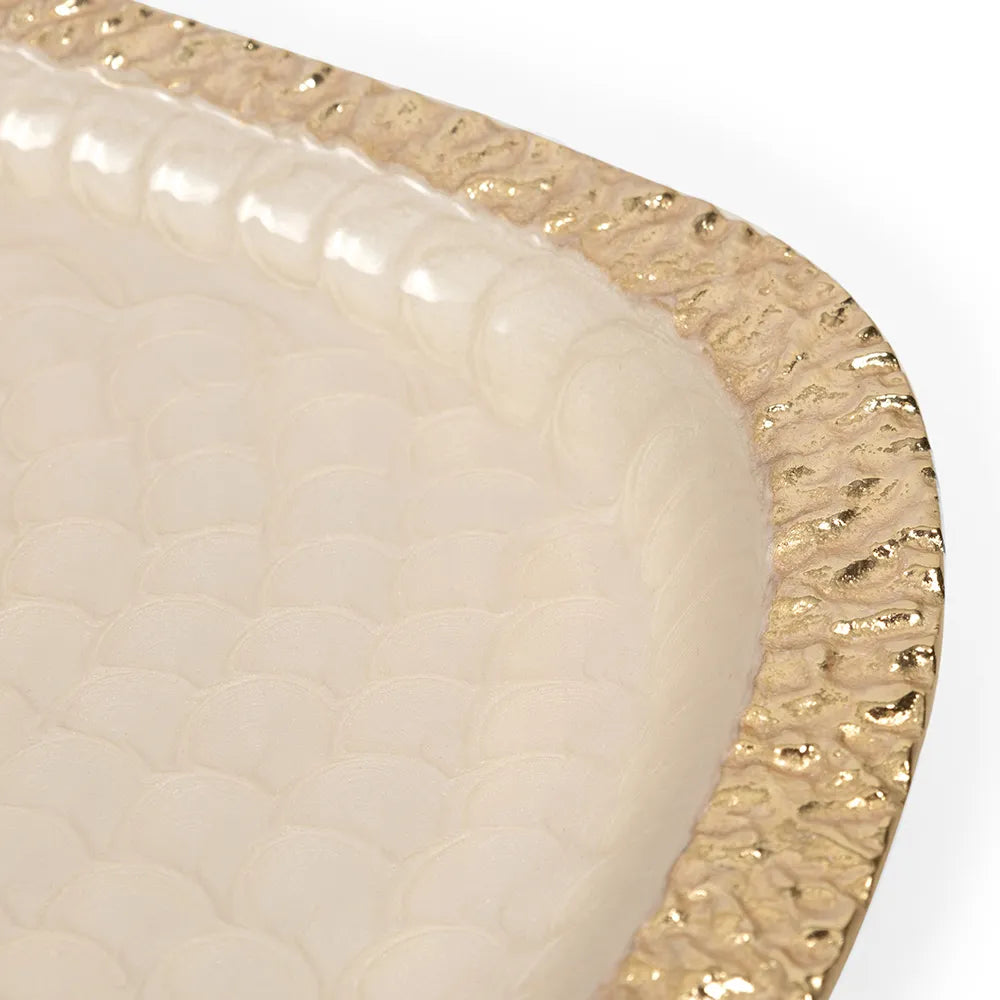 Rabiya Oval Tray (Gold)