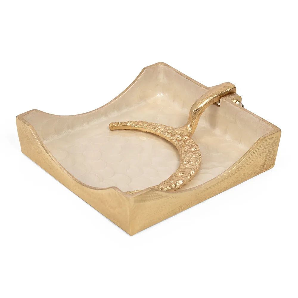 Rabiya Napkin Holder (Gold)