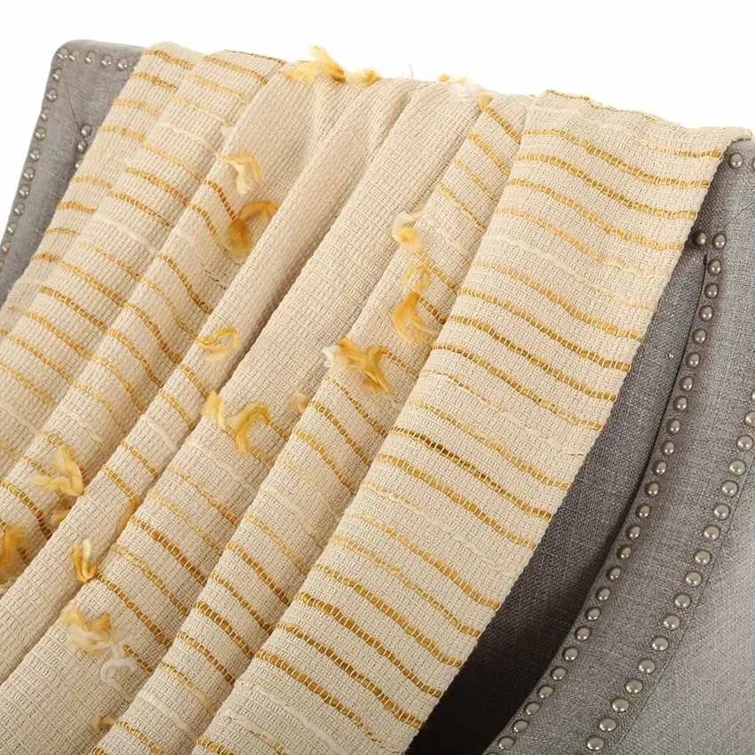 Macey Cotton Throw (Mustard)