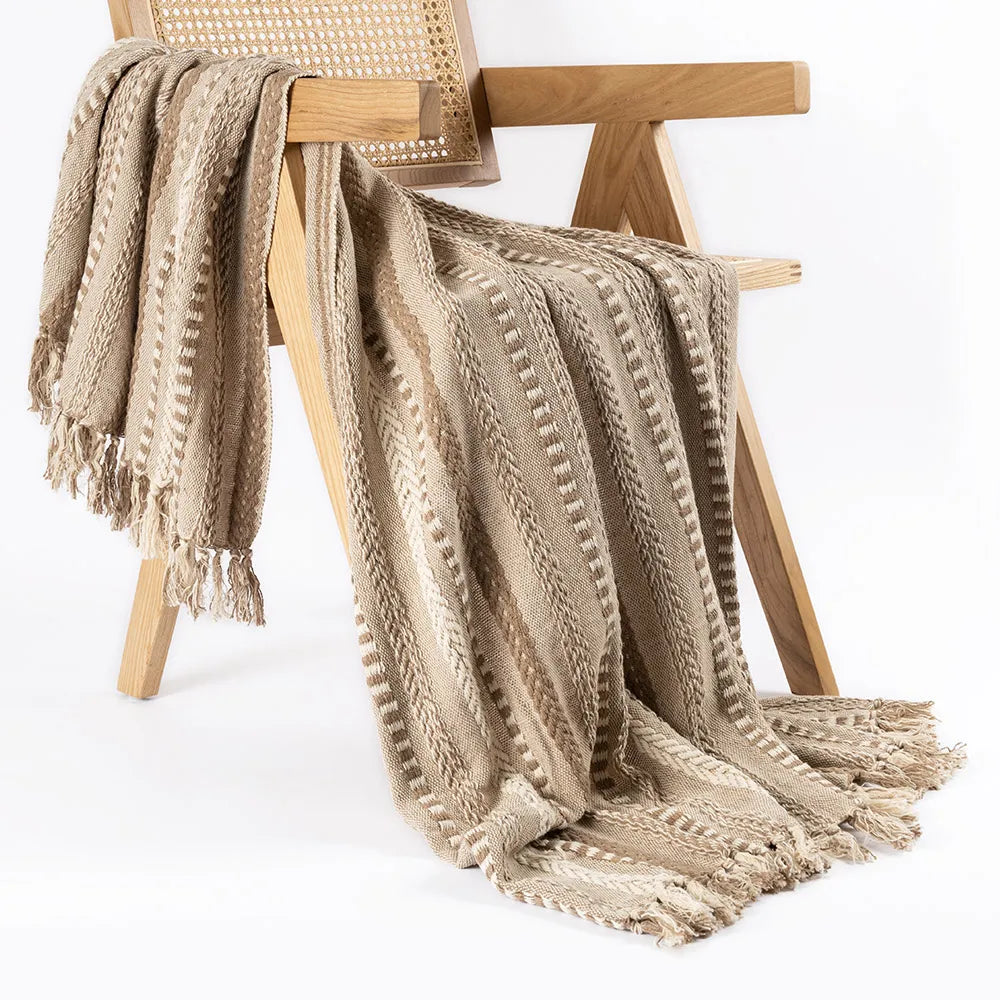 Braided Throw (Stone)