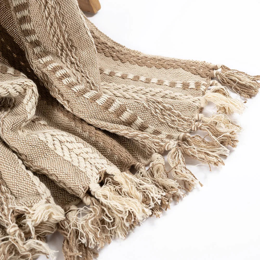 Braided Throw (Stone)