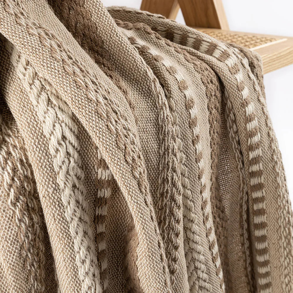Braided Throw (Stone)