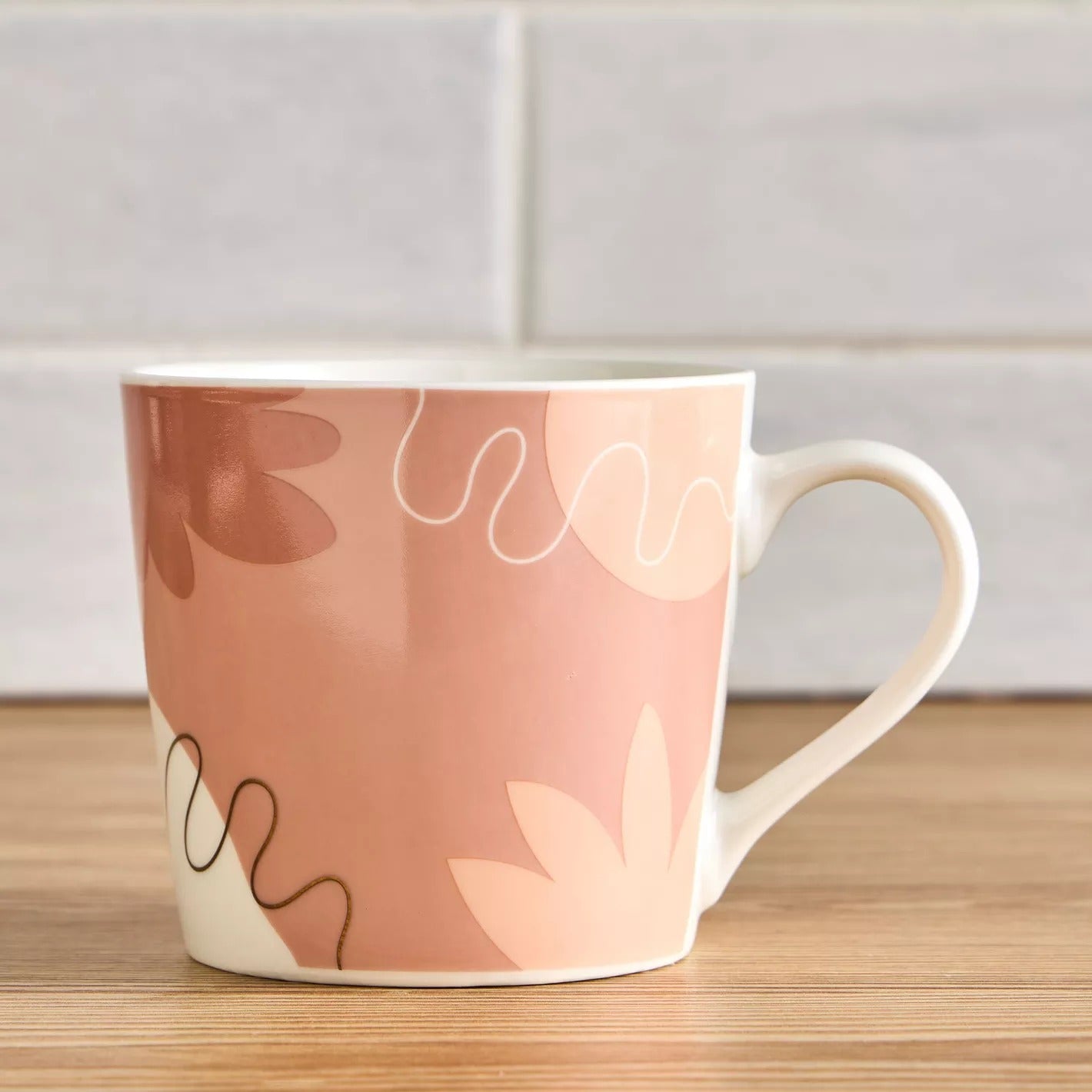Skyla New Bone China Mug Pink - 400 ml