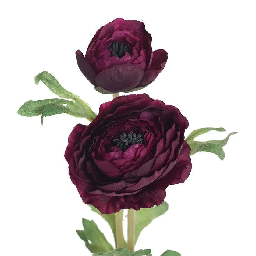 Faile Ranunculus Spray, Voilet – 38 cms