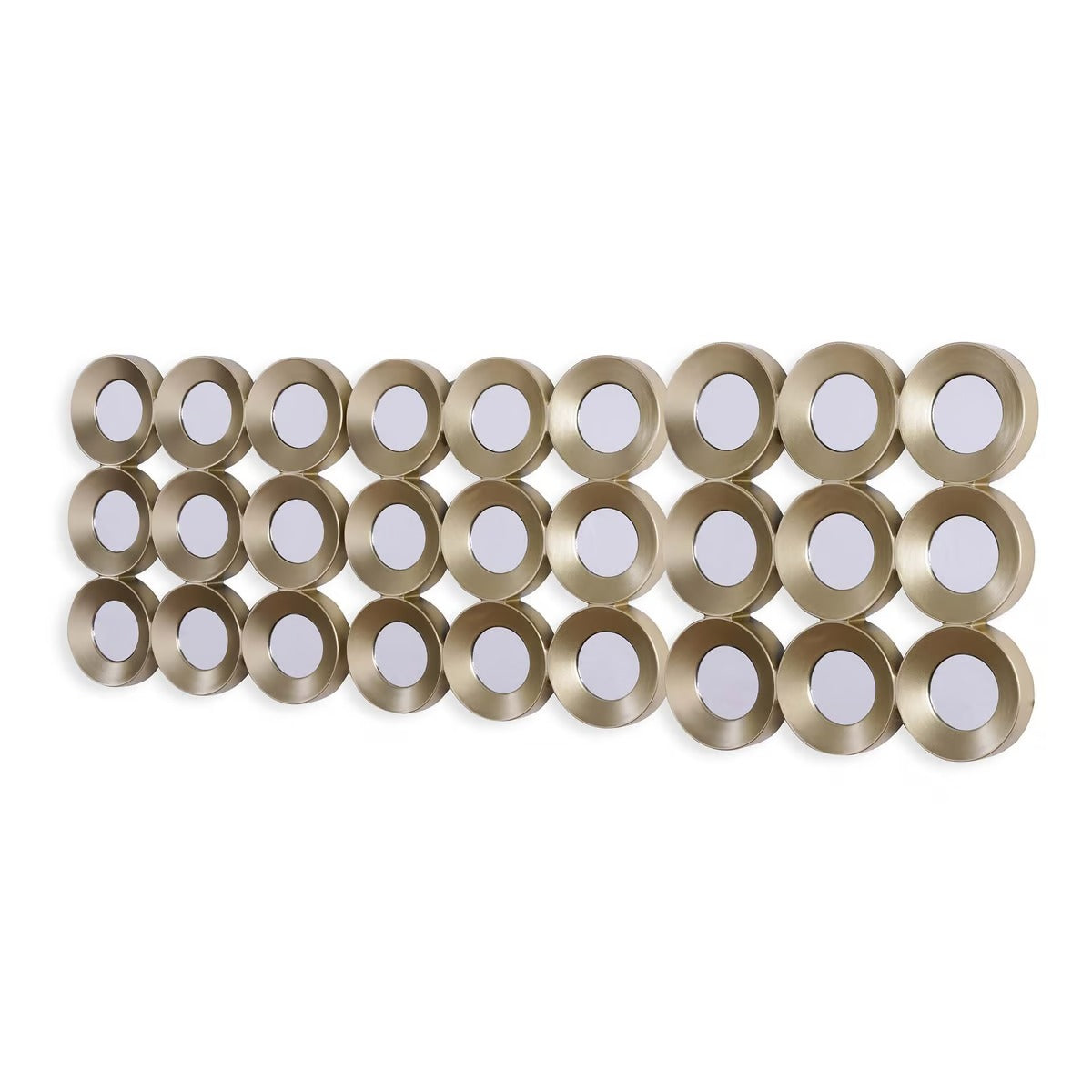 Myba 3-piece Wall Decor D25cm-champagne