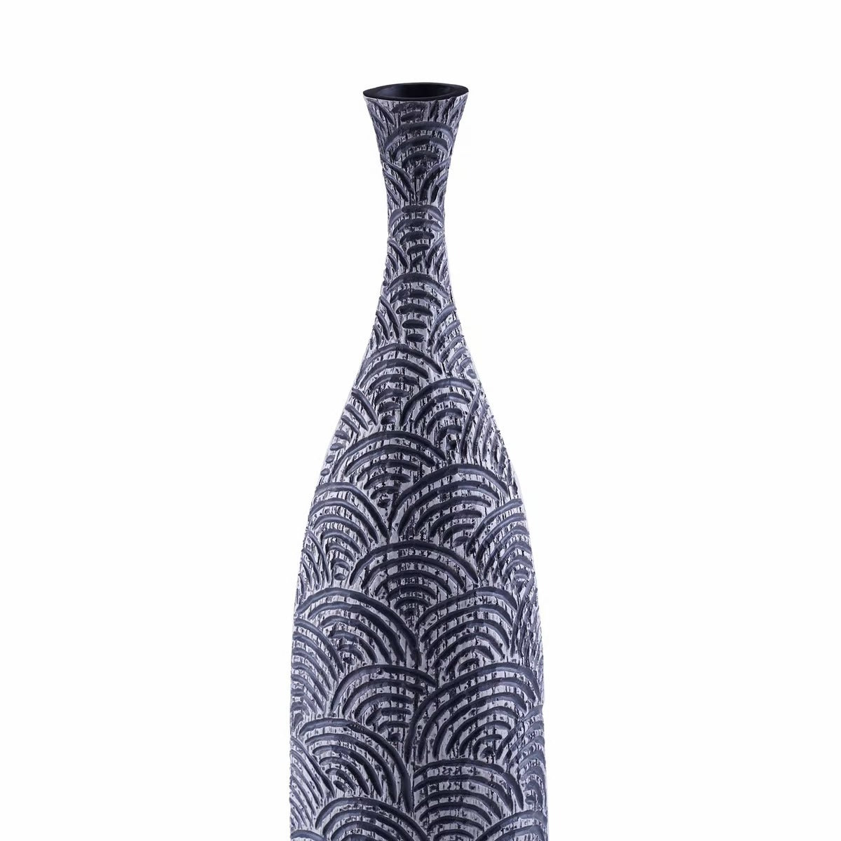 Tissaia Decor Vase 16.5x11.5x66cm - Grey