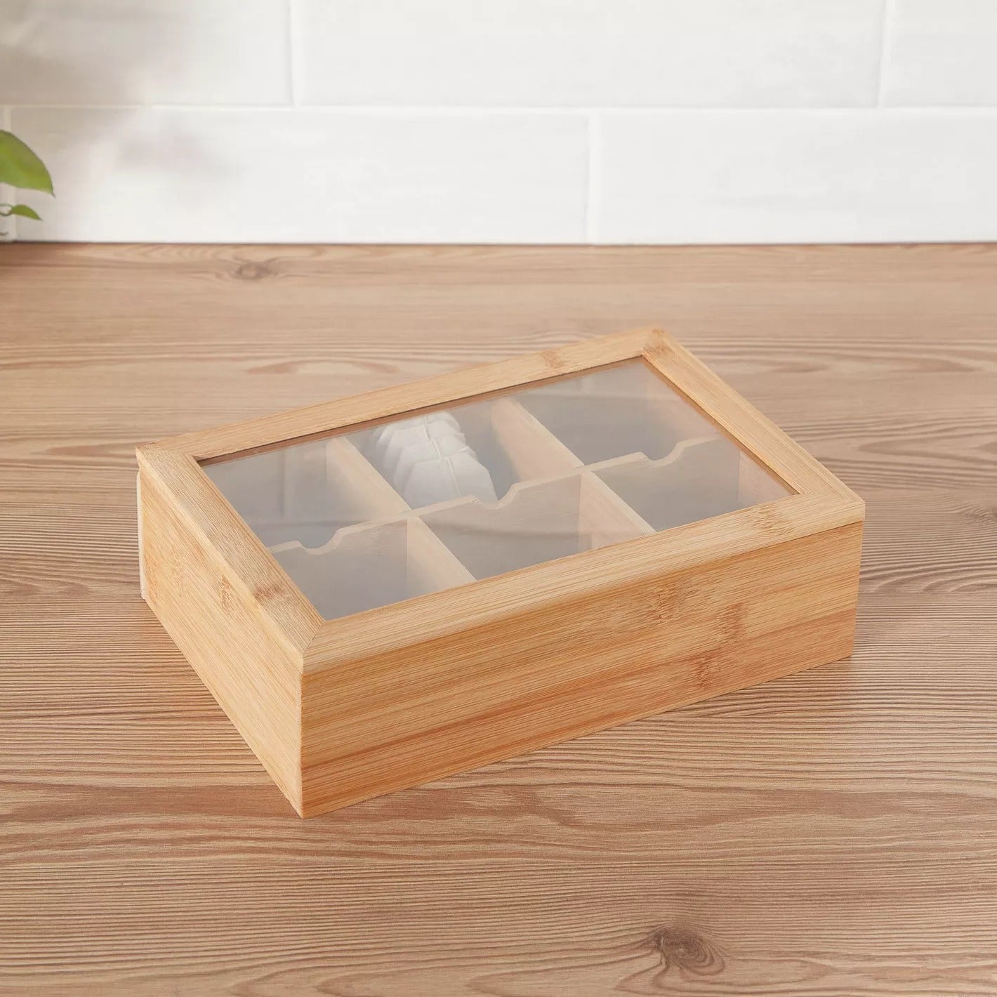 Boricha Bamboo Tea Bag Box