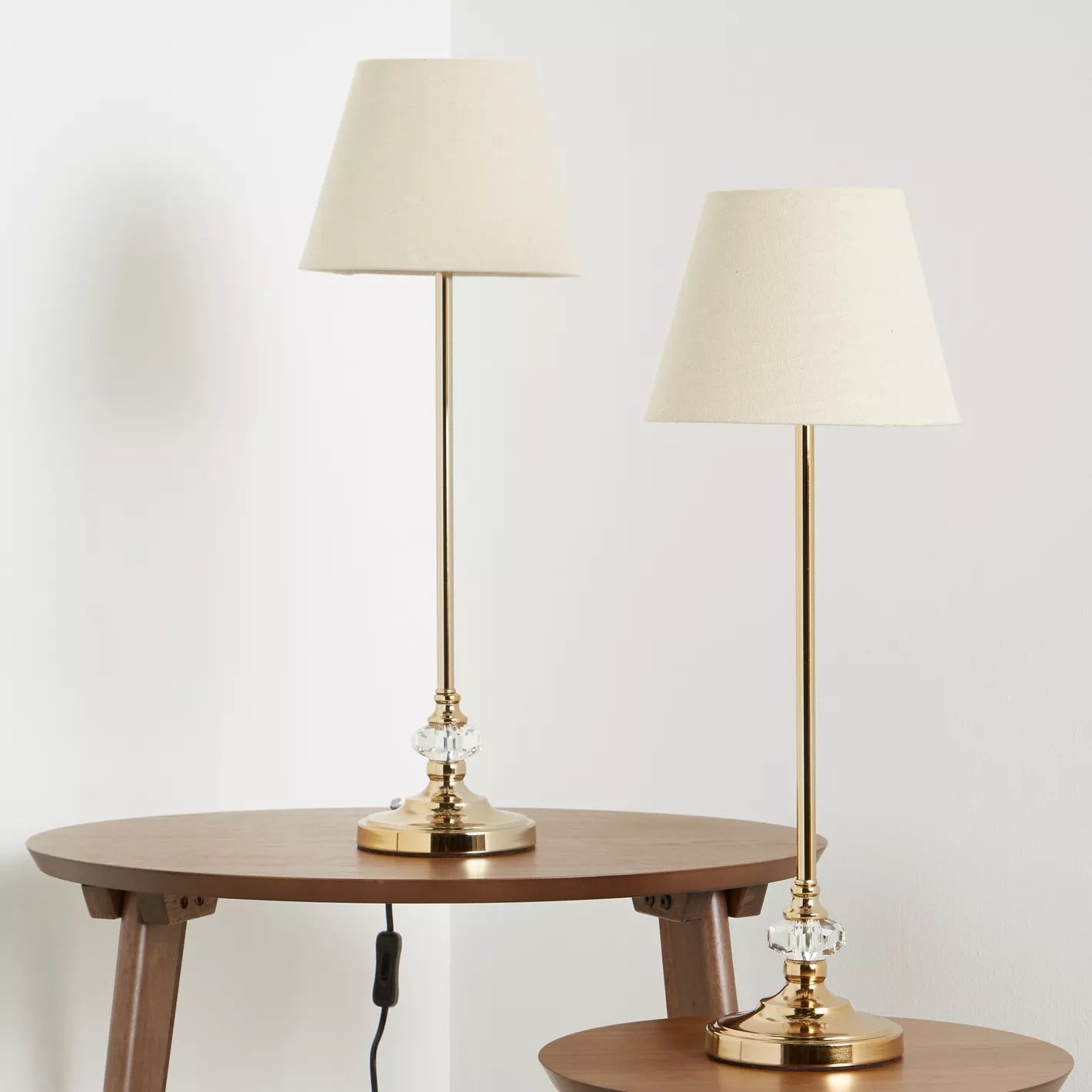 Rukbat 2-Piece Metal Table Lamp Set - 56 cm