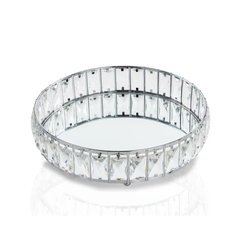 Alix Metal Tray, Silver - Large