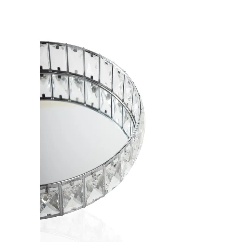 Alix Metal Tray, Silver - Large