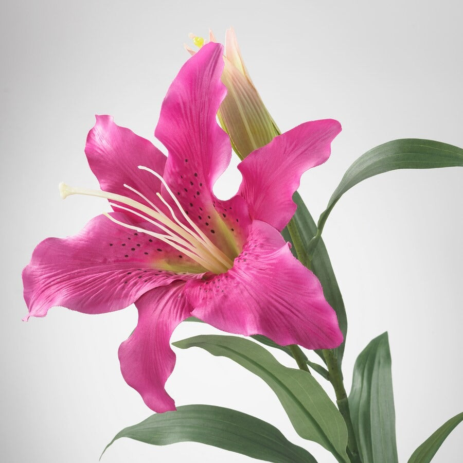 SMYCKA Artificial flower, Lily/pink, 85 cm