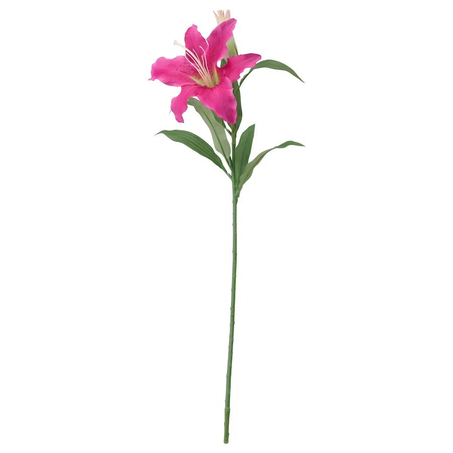 SMYCKA Artificial flower, Lily/pink, 85 cm