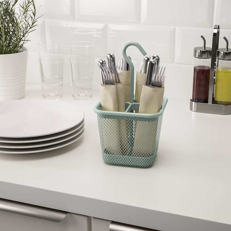 UPPDATERA Flatware caddy, pale green
