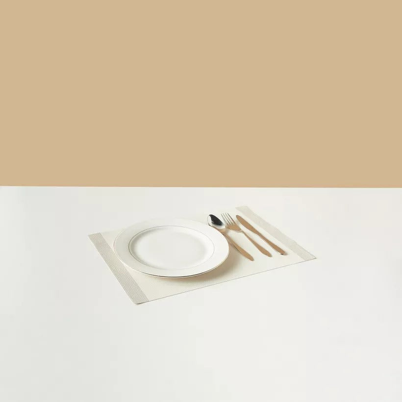 Woven 4-Piece Placemat Set - 45x30 Gold cms