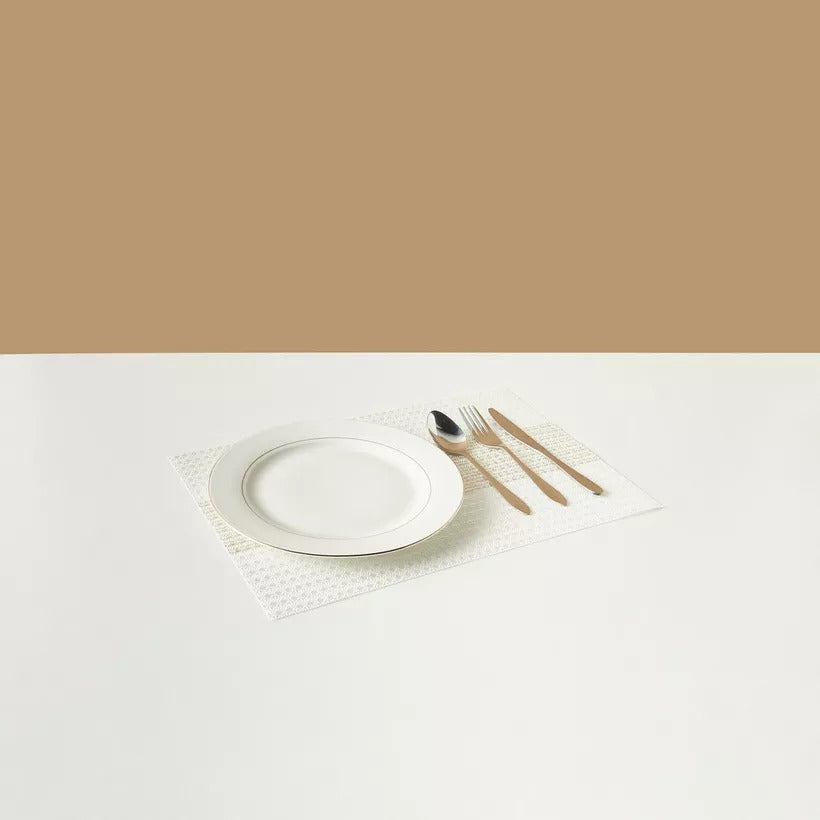 Textured 4-Piece Placemat Set - 30x45 cms