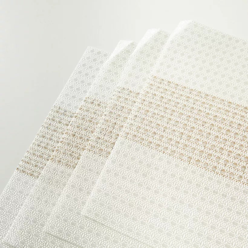 Textured 4-Piece Placemat Set - 30x45 cms