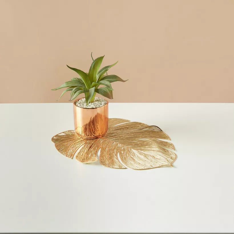 Tropical Leaf Pattern Placemat - 44x32 cms Set of 4