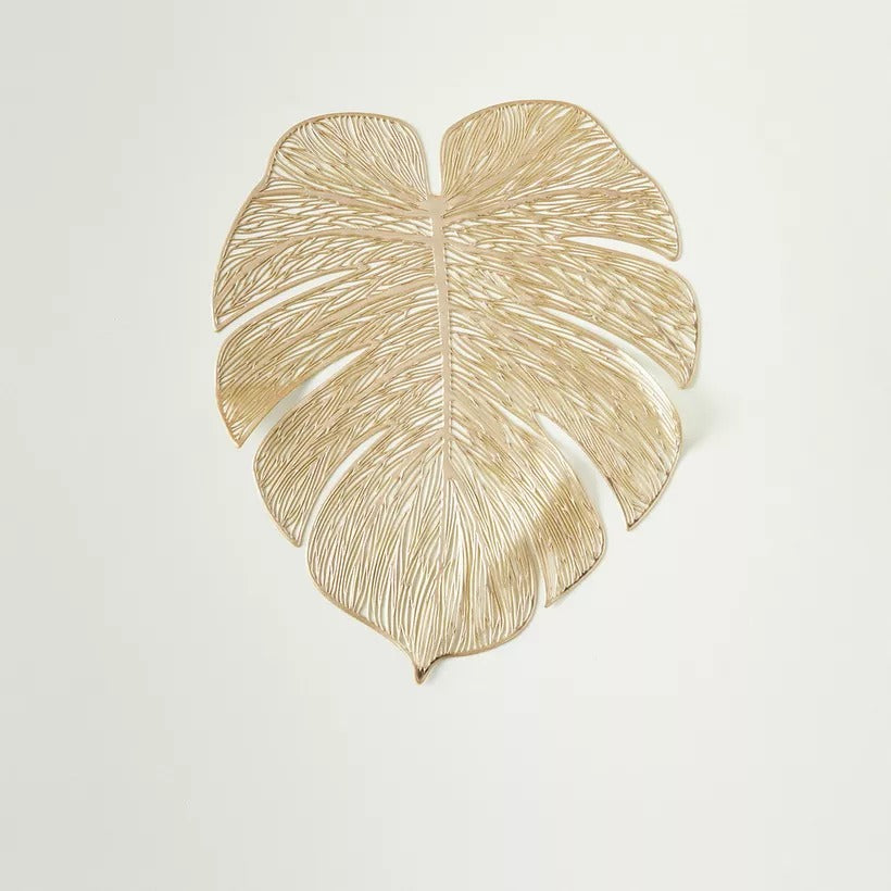 Tropical Leaf Pattern Placemat - 44x32 cms Set of 4