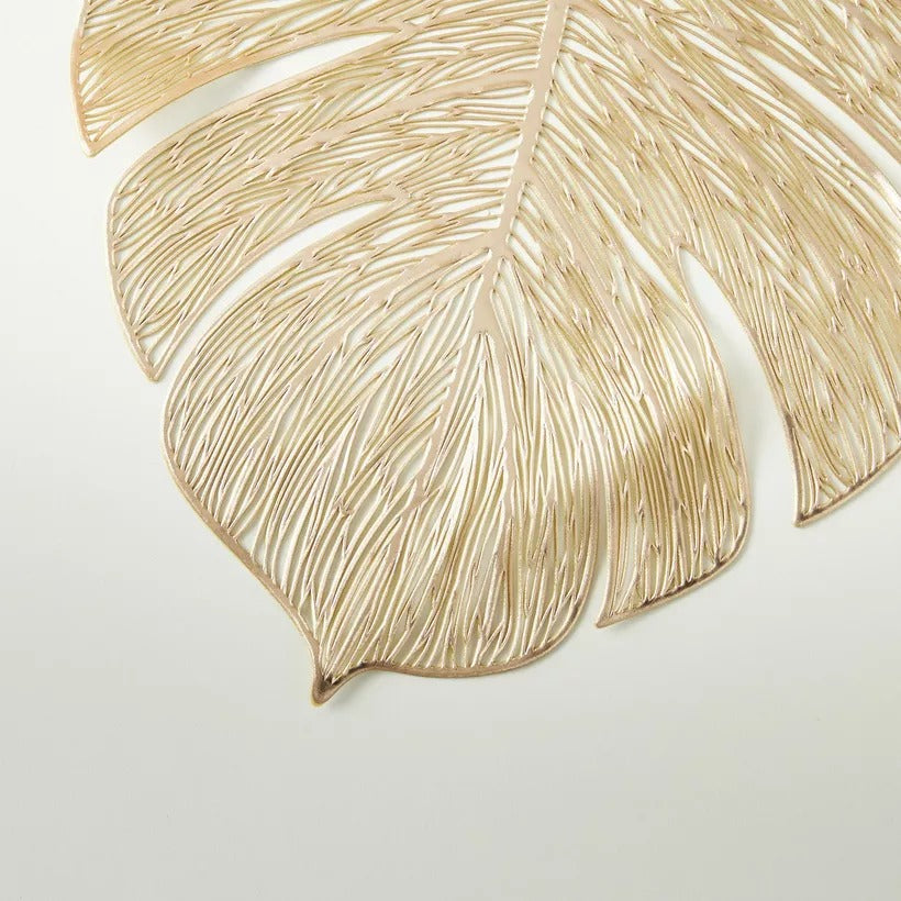 Tropical Leaf Pattern Placemat - 44x32 cms Set of 4