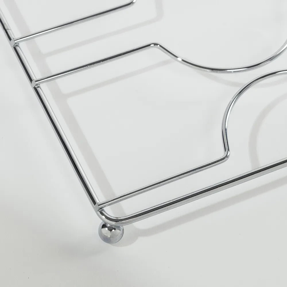 Cole Trivet, Silver Square - 17x17x1.5 cm