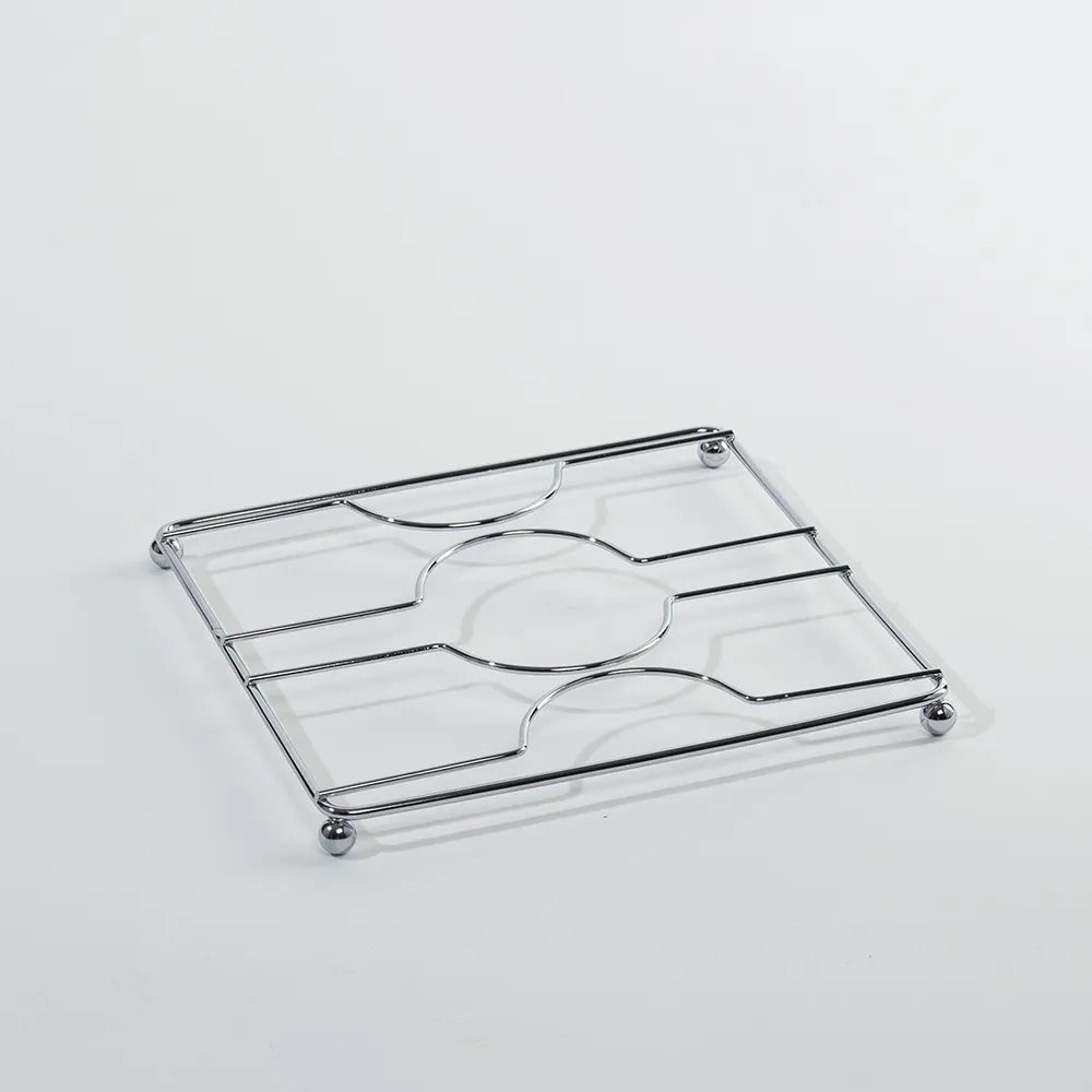 Cole Trivet, Silver Square - 17x17x1.5 cm