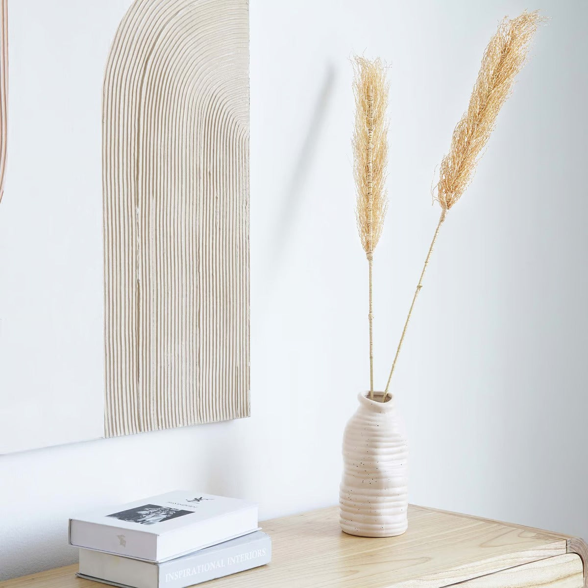 Bello Dried Plant Stem H100cm - White