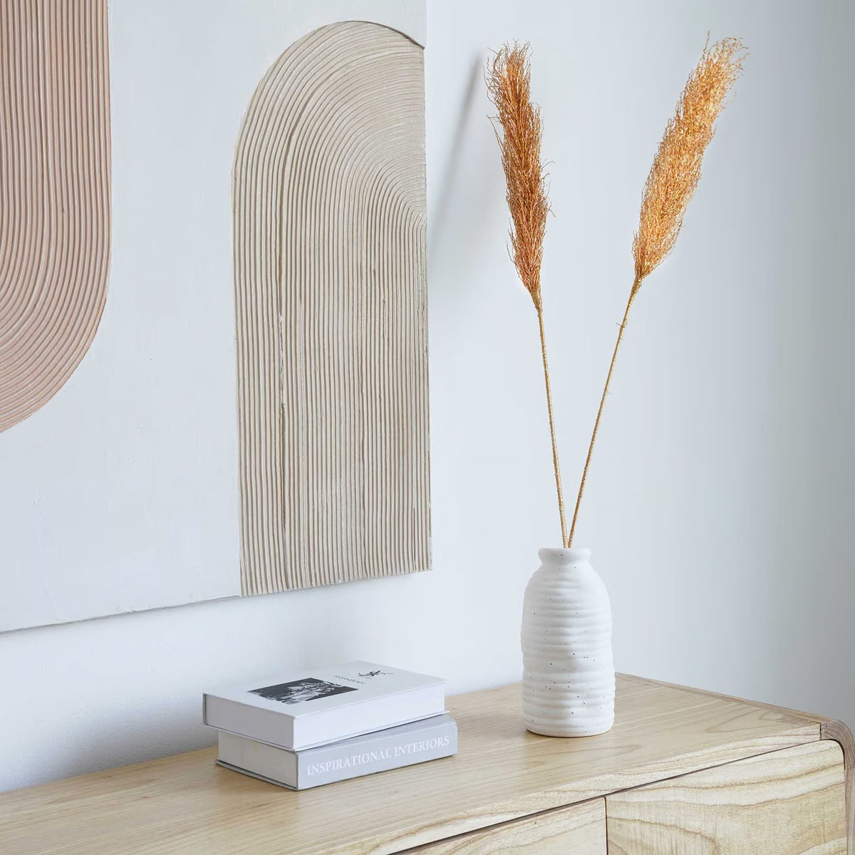 Bello Dried Plant Stem H100cm - Gold