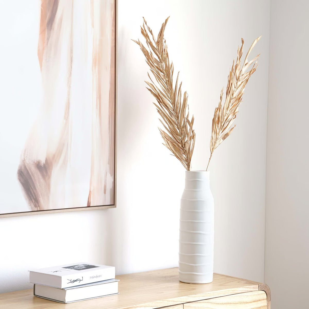 Oddete Dried Plant Stem H100cm - Gold