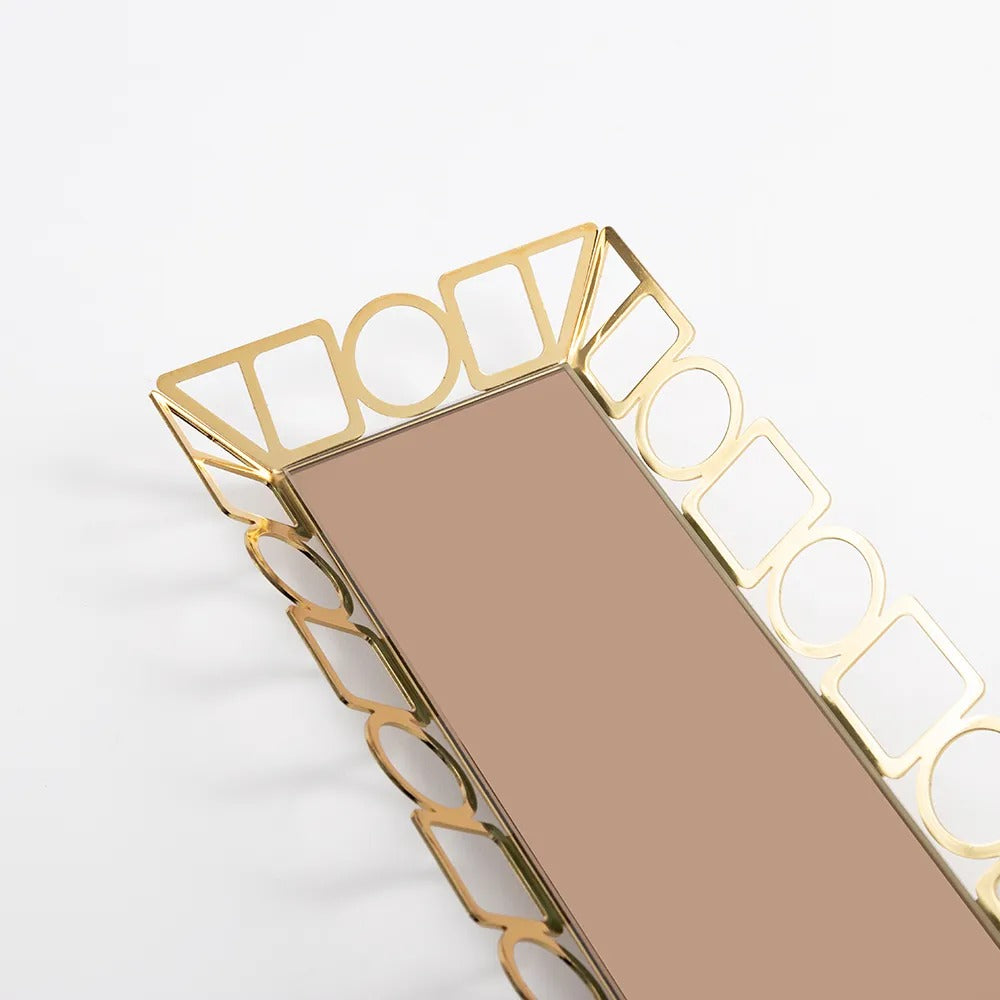 Karel Baton Tray, Gold - 40 cm
