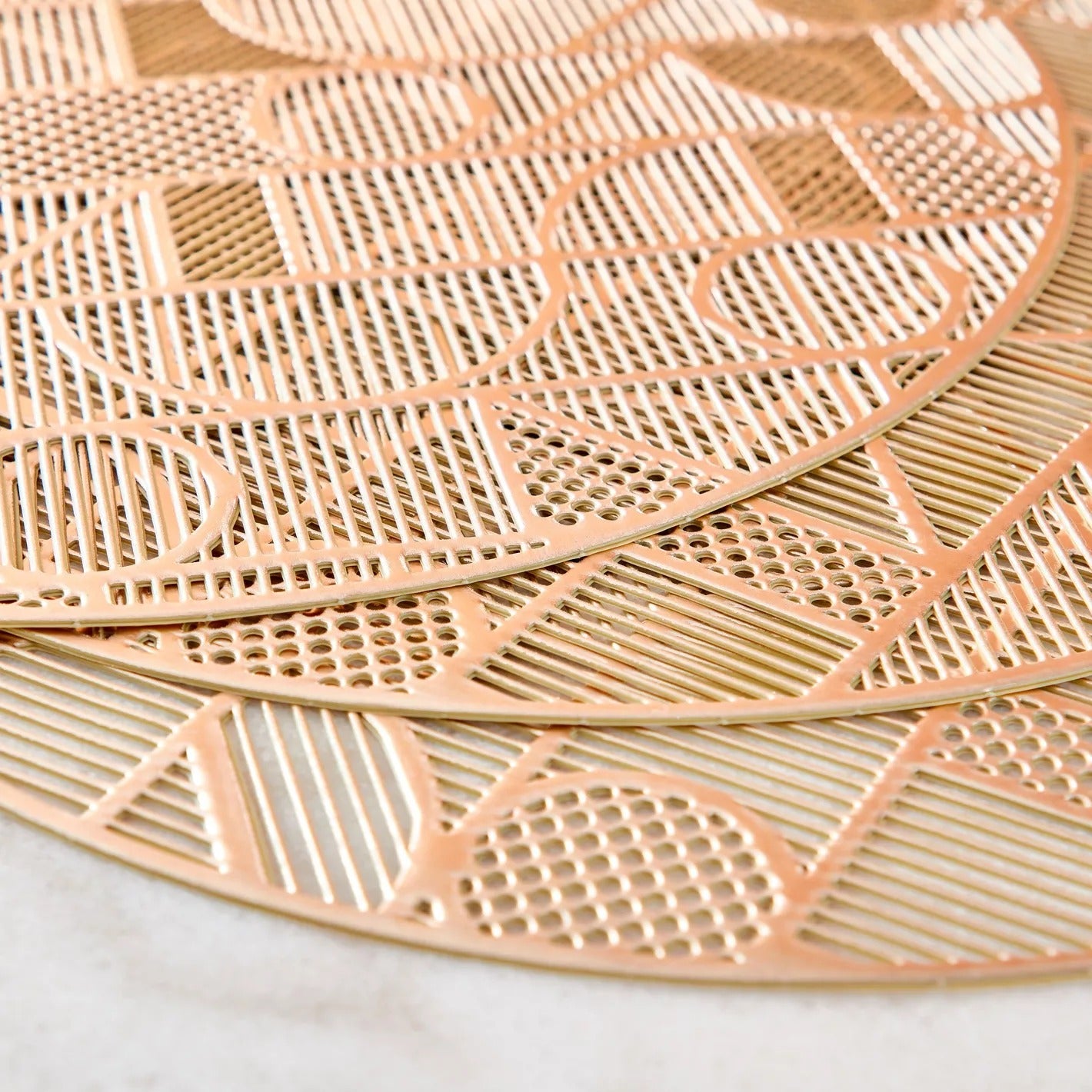 Orbit 4-Piece Vinyl Placemat Set of 4