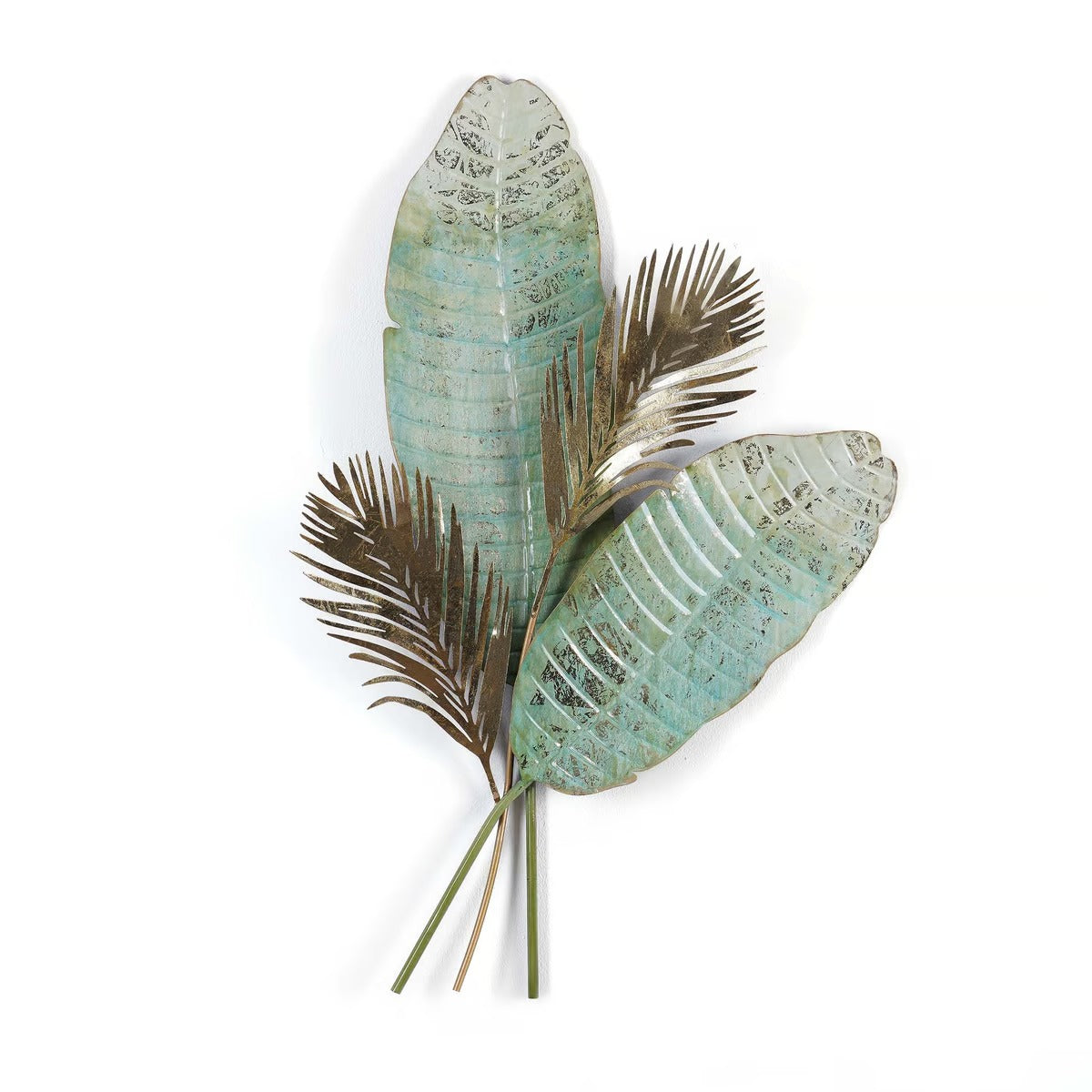 Dentale Leaf Wall Decor 51x8x90cm-Green