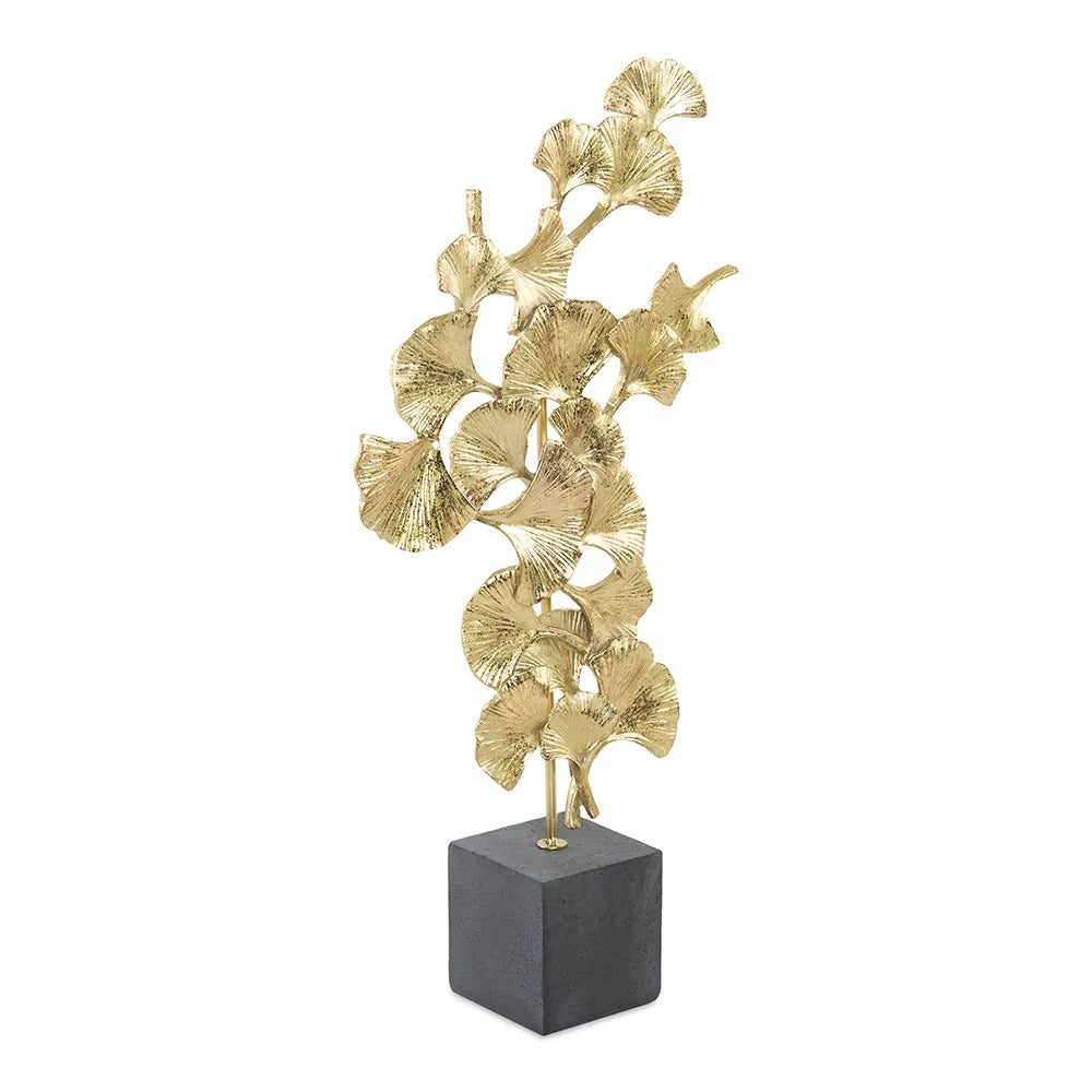 Blossom Decor Accent, Gold - 25x49 cm