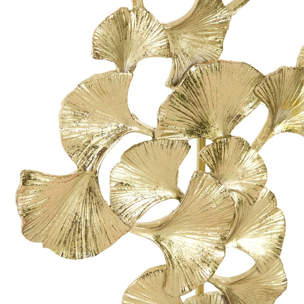 Blossom Decor Accent, Gold - 25x49 cm