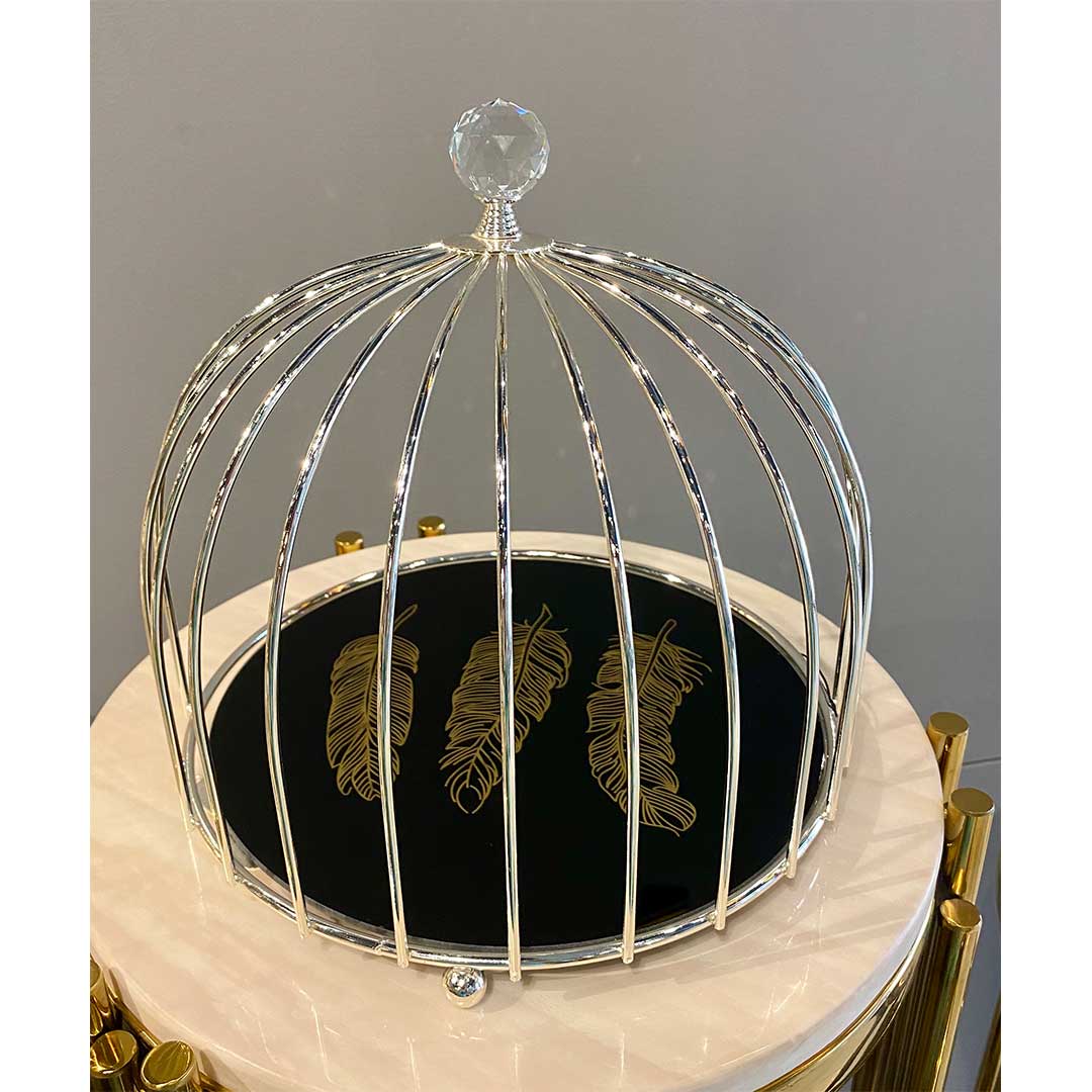 Quill Cake Tray (Silver)