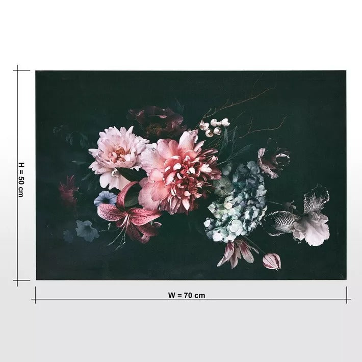 Floral Haze Canvas Wall Art
