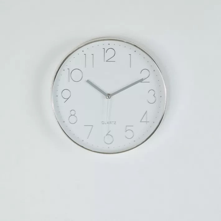 Anniesland Wall Clock (Silver)