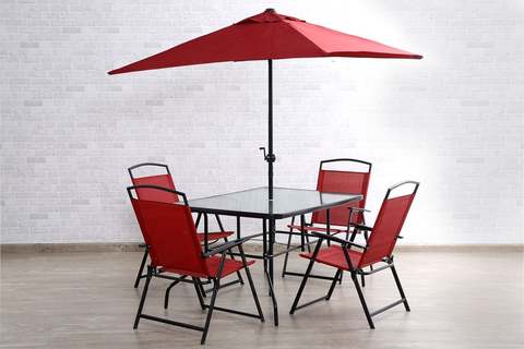 Topia Outdoor Umbrella Set