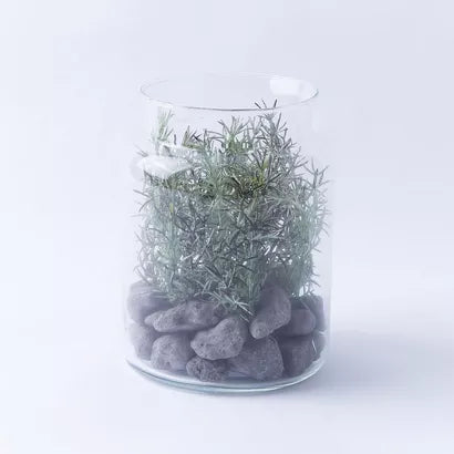 Floral Arrangement in Glass Jar