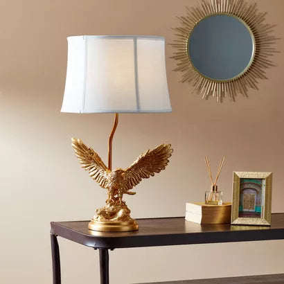 Ariana Falcon Base Resin Table Lamp