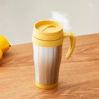 Stainless Steel Flask and Travel Mug Set
