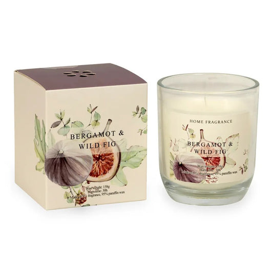 Bergamot & Fig Jar Candle, Natural – 158 gm