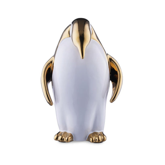 Penguin Decorative Figure 15x26cm - Gold